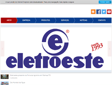Tablet Screenshot of eletroesters.com.br